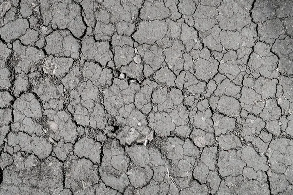 Background Cracked Earth Black Earth Texture — Stock Photo, Image
