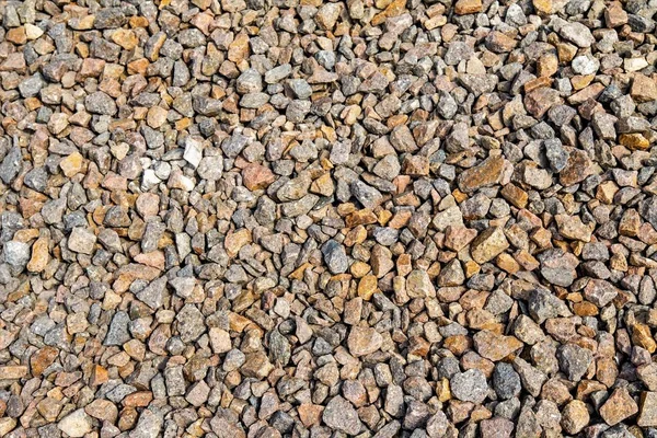 Pebble Texture Small Pebbles Gravel Building Material Trash — Stock Photo, Image