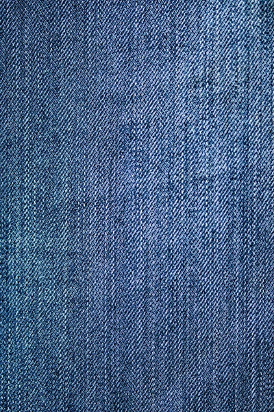 Jeans Textur Blauer Stoff Baumwollstoff Hintergrund — Stockfoto