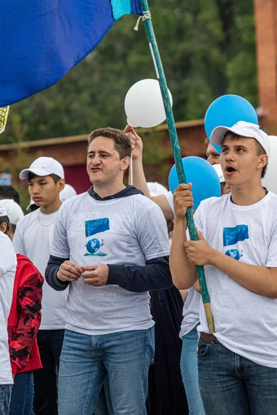 Petropavlovsk Kazachstan Juni 2019 Internationale Dag Van Het Kind Parade — Stockfoto