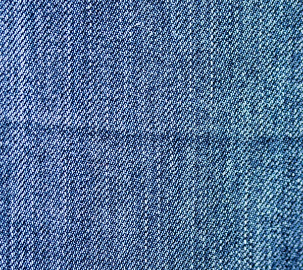 Jeans Textur Blå Tyg Bomull Material Bakgrund — Stockfoto