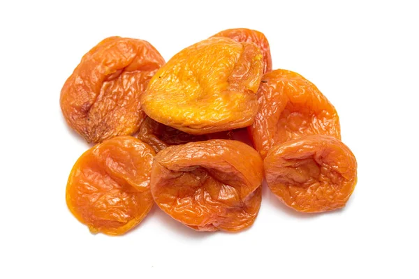 Dried Apricot Dried Apricots Close White Background — Stock Photo, Image