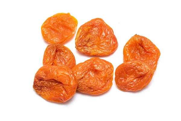 Dried Apricot Dried Apricots Close White Background — Stock Photo, Image