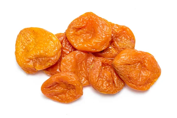 Dried Apricot Dried Apricots Close White Background — Stock Photo, Image