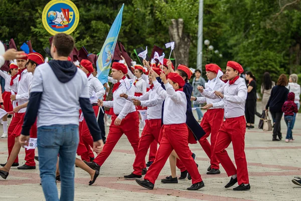 Petropavlovsk Kazakhstan 1Er Juin 2019 Journée Internationale Enfance Défilé Des — Photo