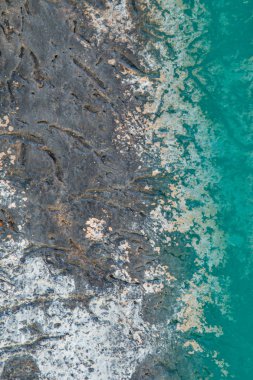 Beton sıva duvarı, inşaat arka planı.