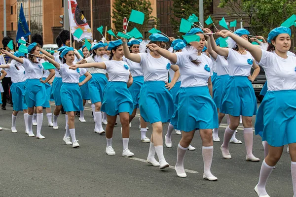 Петропавловск Казахстан Июня 2019 Года Международный День Защиты Детей Парад — стоковое фото