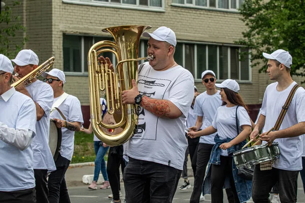 Petropawlowsk Kasachstan Juni 2019 Internationaler Kindertag Die Parade Der Schüler — Stockfoto