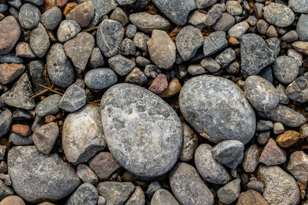 Tondo Mare Ciottoli Fondo — Foto Stock