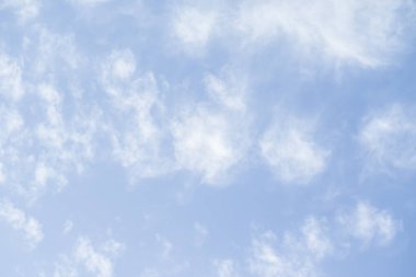 Açık bir günde bir arka plan olarak mavi gökyüzü.