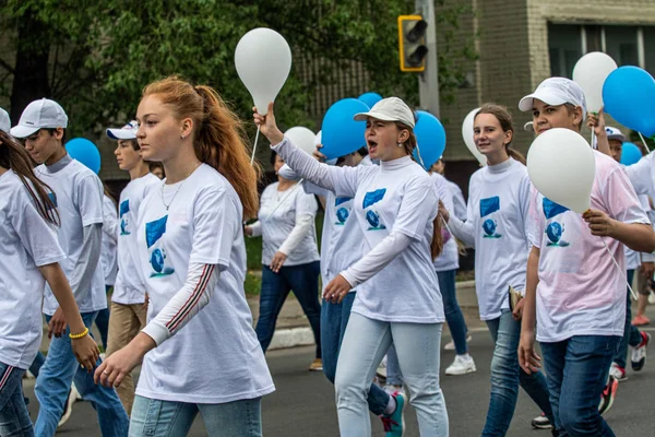 Petropavlovsk Kazachstan Juni 2019 Internationale Dag Van Het Kind Parade — Stockfoto