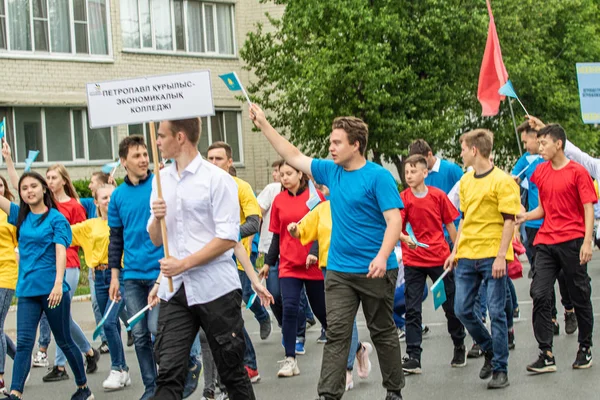 Petropavlovsk Kazachstan Juni 2019 Internationale Dag Van Het Kind Parade — Stockfoto