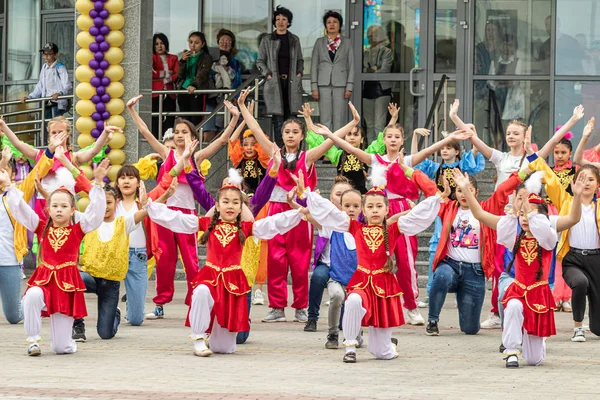 Petropavlovsk Kazakhstan 1Er Juin 2019 Journée Internationale Enfance Défilé Des — Photo