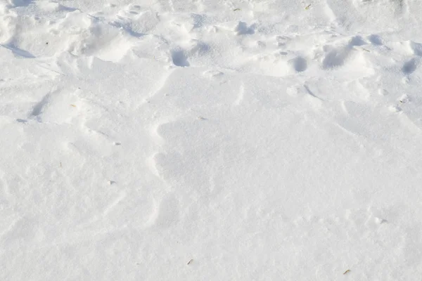 Snow Winter Achtergrond Bovenaanzicht Van Sneeuw Textuur — Stockfoto