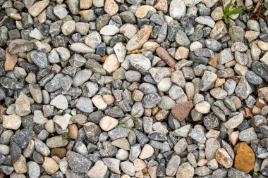 Yuvarlak deniz çakıl arka plan.