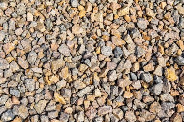 Çakıl dokusu. Küçük çakıl taşları. çakıl, yapı malzemesi veya çöp