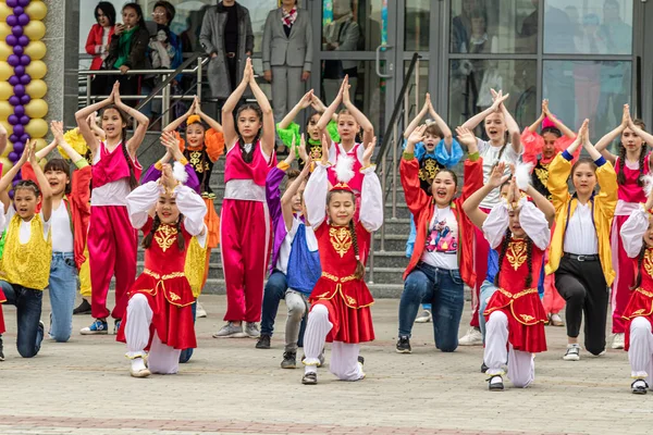 Petropavlovsk Kazakhstan 1Er Juin 2019 Journée Internationale Enfance Défilé Des — Photo