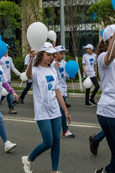 Petropavlovsk Kazachstan Juni 2019 Internationale Dag Van Het Kind Parade — Stockfoto