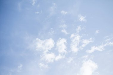 Açık bir günde bir arka plan olarak mavi gökyüzü.