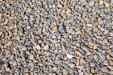 Çakıl dokusu. Küçük çakıl taşları. çakıl, yapı malzemesi veya çöp