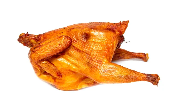 Beyaz Arka Planda Izole Füme Tavuk Izgarası — Stok fotoğraf