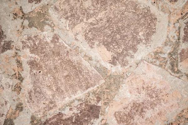 背景として赤花崗岩の石垣 — ストック写真