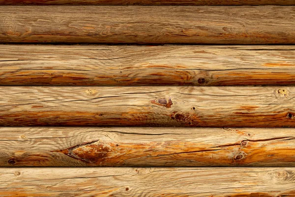 Background Log Wall Timber Texture — Stock Photo, Image