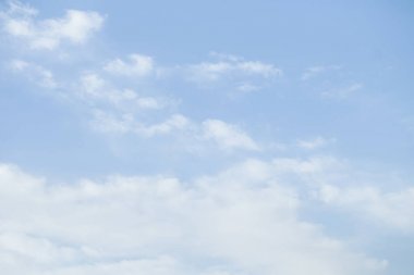 Açık bir günde bir arka plan olarak mavi gökyüzü.