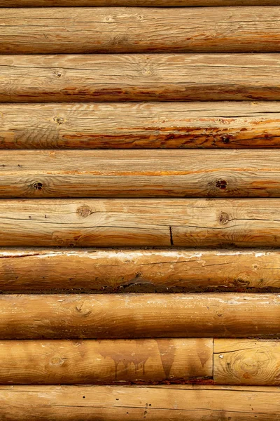 Hintergrund Baumstamm Wand Runde Holz Textur — Stockfoto