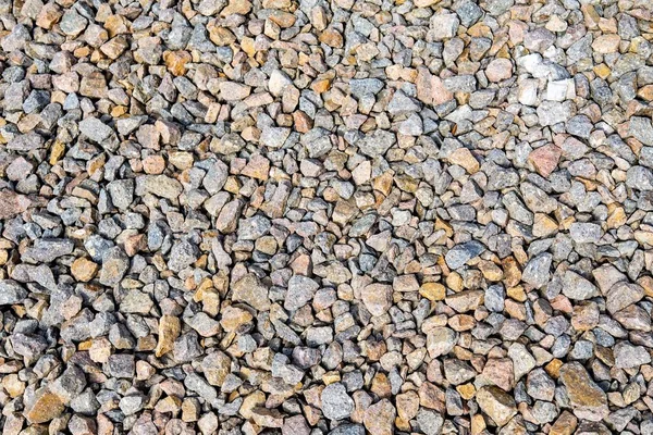 Kieselsteinstruktur Kleine Kieselsteine Kies Baumaterial Oder Müll — Stockfoto