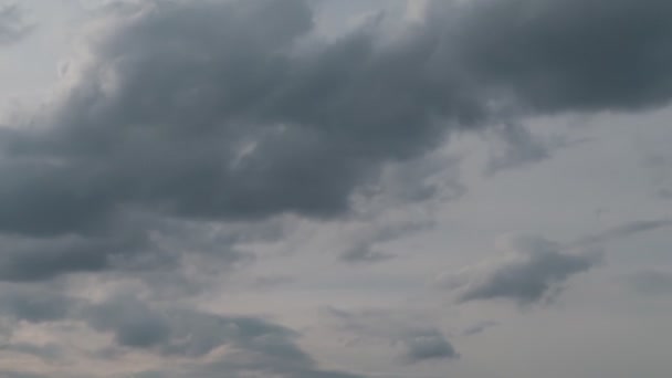 Dzień Burzy Czarnymi Chmurami — Wideo stockowe