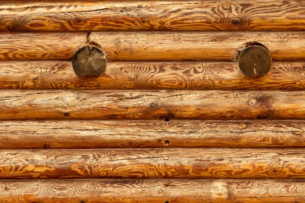 Background Log Wall Timber Texture — Stock Photo, Image