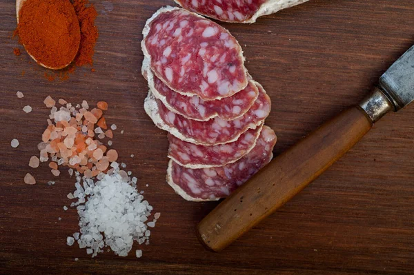 Italienische Salami Wurst — Stockfoto