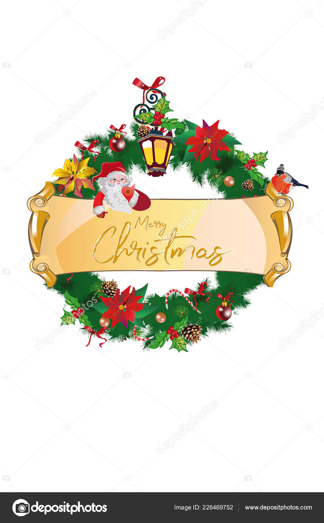 Christmas Garland Decorations Christmas Tree Branches Lanterns