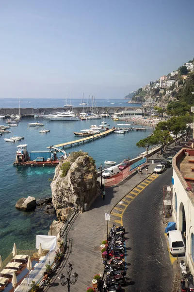 Amalfi Italia Junio 2017 Puerto Deportivo Puerto Ciudad Italiana Amalfi —  Fotos de Stock