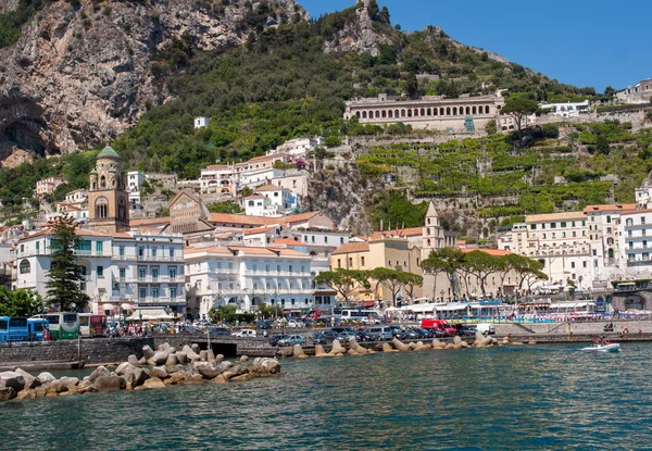 Amalfi Italie Juin 2017 Vue Amalfi Amalfi Est Une Charmante — Photo
