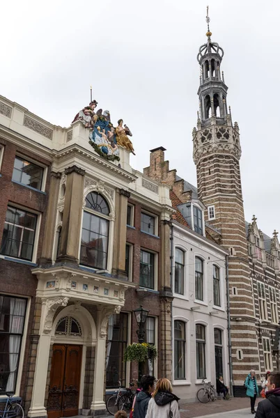 Alkmaar Nederland April 2017 Populaire Langestraat Straat Winkelcentrum Van Alkmaar — Stockfoto