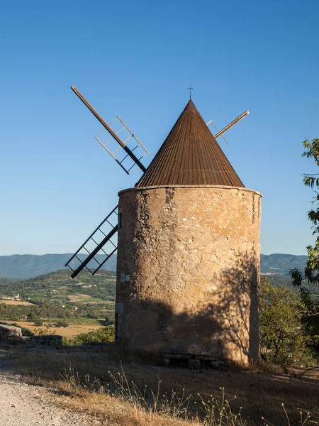 Starý Větrný Mlýn Saint Saturnin Les Apt Muehle Provence Francie — Stock fotografie