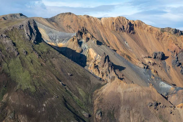 Vulkanische Berge Von Landmannalaugar Fjallabak Nature Reserve Island — Stockfoto