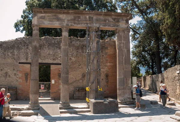 Pompeia Itália Junho 2017 Antiga Cidade Pompeia Itália Cidade Romana — Fotografia de Stock