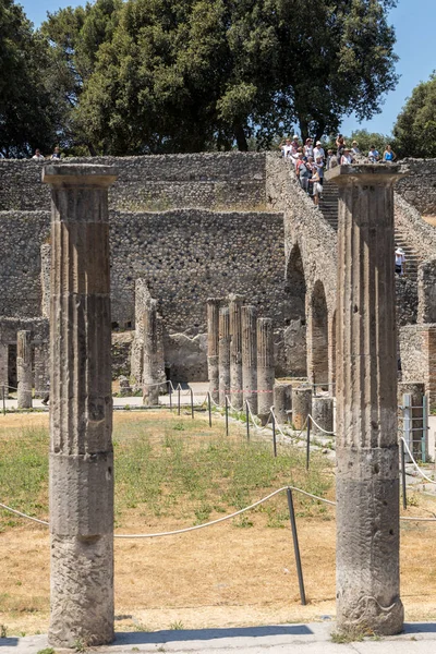 Pompeii Talya Haziran 2017 Antik Pompeii Talya Roma Şehri Vezüv — Stok fotoğraf