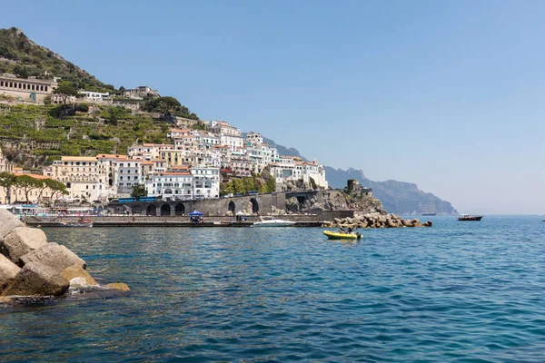 Amalfi Italy June 2017 View Amalfi Amalfi Charming Resort Town — Stock Photo, Image