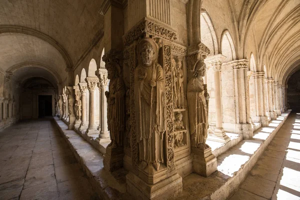 Cloîtres Romans Cathédrale Saint Trophée Arles Provence France — Photo
