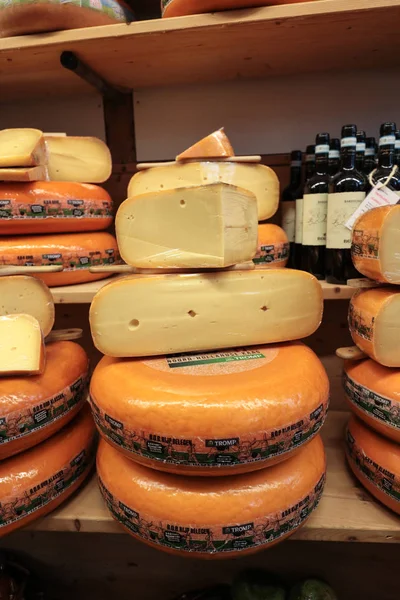 Alkmaar Pays Bas Avril 2017 Exposition Fromages Hollandais Traditionnels Comme — Photo