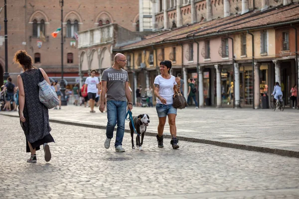 Ferrara Italien Juni 2017 Piazza Trento Trieste Ferrara Italy Square — Stockfoto