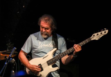 Cracow, Polonya - 25 Haziran 2018: Laboratorium canlı yaz Caz Festivali'nde Krakow'da gerçekleştirir, 500'den fazla caz müzisyenleri gerçekleştirir ve 150'den fazla konser ev sahipliği yapacak festival 23 sürümüdür