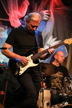 Cracow, Polonya - 25 Haziran 2018: Laboratorium canlı yaz Caz Festivali'nde Krakow'da gerçekleştirir, 500'den fazla caz müzisyenleri gerçekleştirir ve 150'den fazla konser ev sahipliği yapacak festival 23 sürümüdür