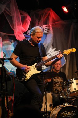 Cracow, Polonya - 25 Haziran 2018: Laboratorium canlı yaz Caz Festivali'nde Krakow'da gerçekleştirir, 500'den fazla caz müzisyenleri gerçekleştirir ve 150'den fazla konser ev sahipliği yapacak festival 23 sürümüdür