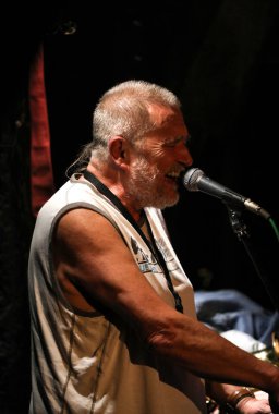 Cracow, Polonya - 25 Haziran 2018: Laboratorium canlı yaz Caz Festivali'nde Krakow'da gerçekleştirir, 500'den fazla caz müzisyenleri gerçekleştirir ve 150'den fazla konser ev sahipliği yapacak festival 23 sürümüdür