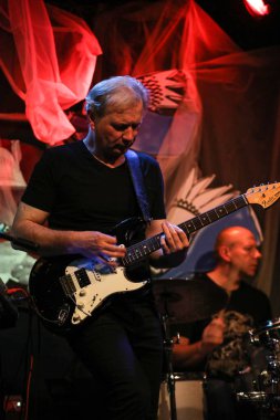 Cracow, Polonya - 25 Haziran 2018: Laboratorium canlı yaz Caz Festivali'nde Krakow'da gerçekleştirir, 500'den fazla caz müzisyenleri gerçekleştirir ve 150'den fazla konser ev sahipliği yapacak festival 23 sürümüdür